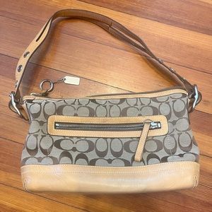 Medium sized Coach logo bag